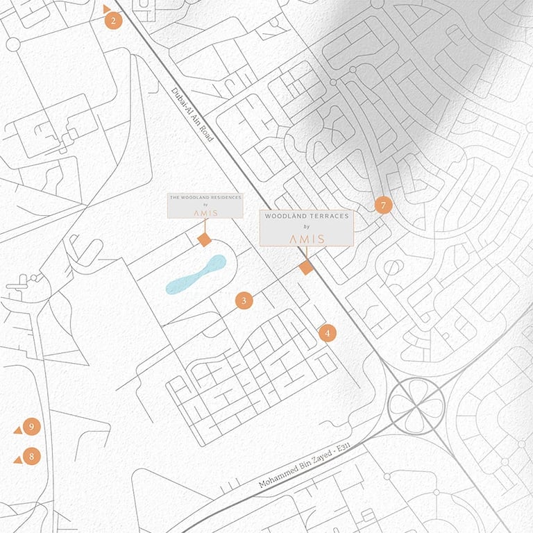 Woodland Terraces location image