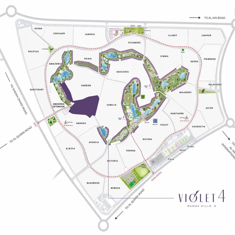 DAMAC Violet 4 Phase 3 location image