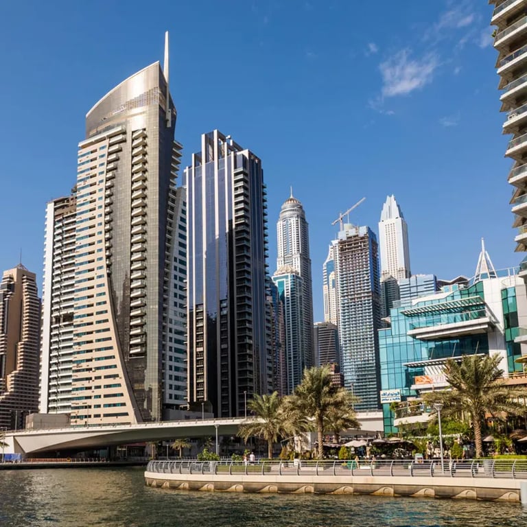 Jumeirah Peninsula Gardens location image