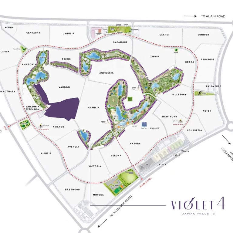 Damac Violet 4 location image