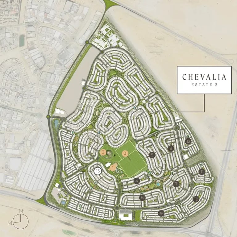 Emaar Chevalia Estate 2 location image