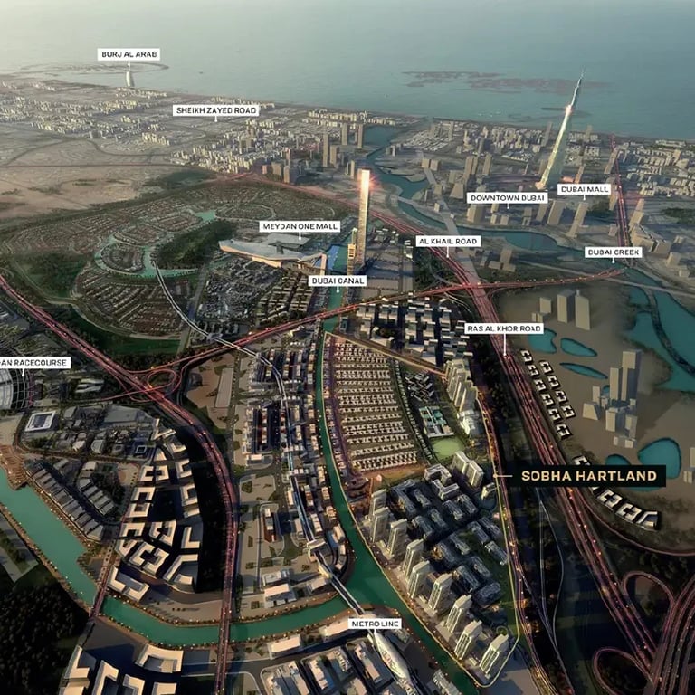Sobha Crest Grande Tower C location image