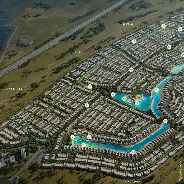 DAMAC Bali 4 location image