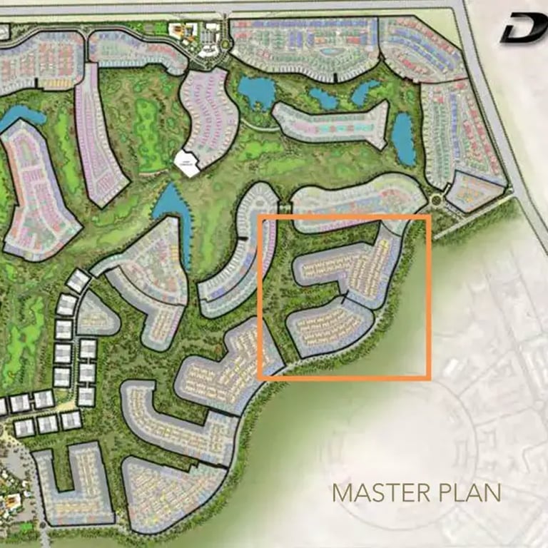 Damac A La Carte Villas location image