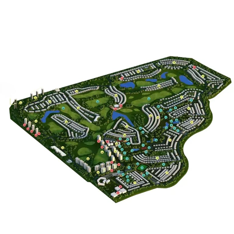 DAMAC Golfotel Hotel Rooms location image