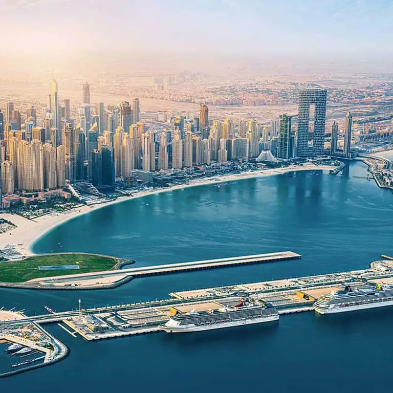 Damac Cavalli Tower location image