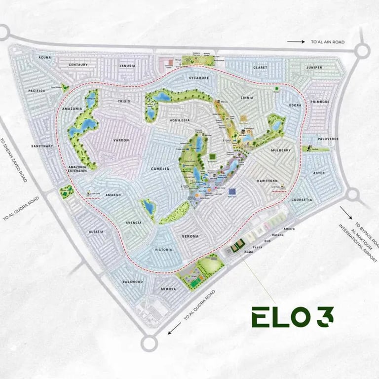DAMAC Elo 3 location image