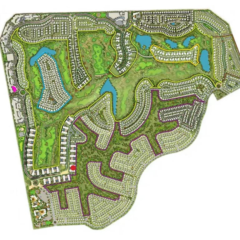DAMAC Green Acres location image