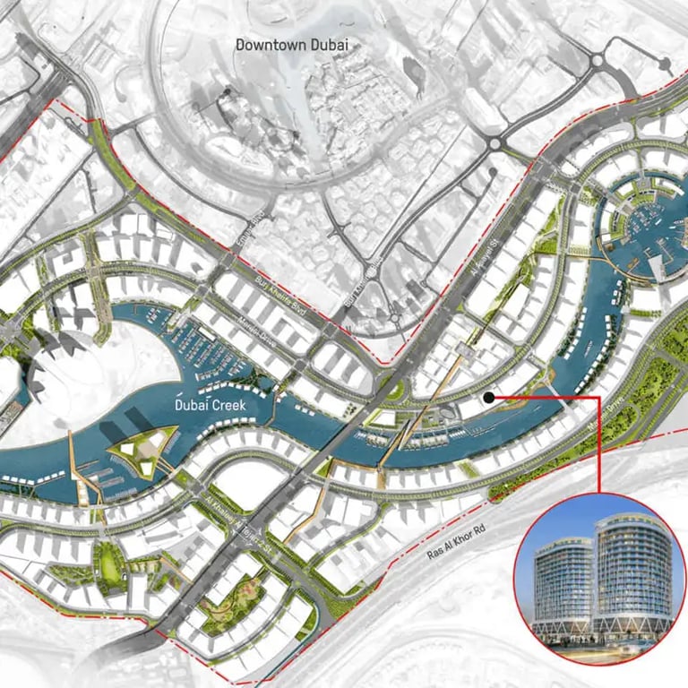 DAMAC Majestine location image