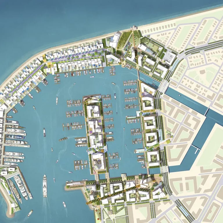 Damac Marina Terrace location image