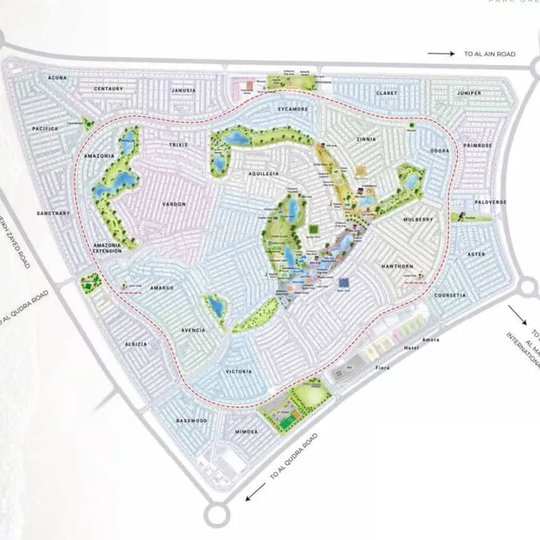 Damac Park Greens location image