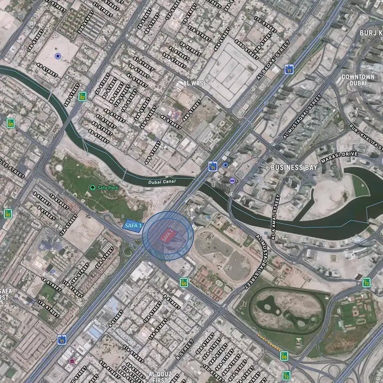 DAMAC Safa 2 location image