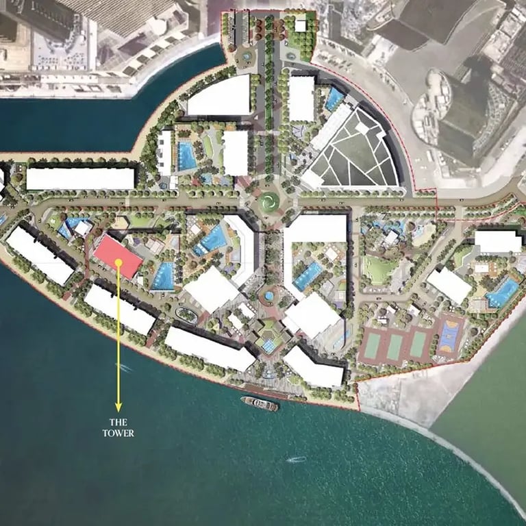 DAMAC Upper Crest location image