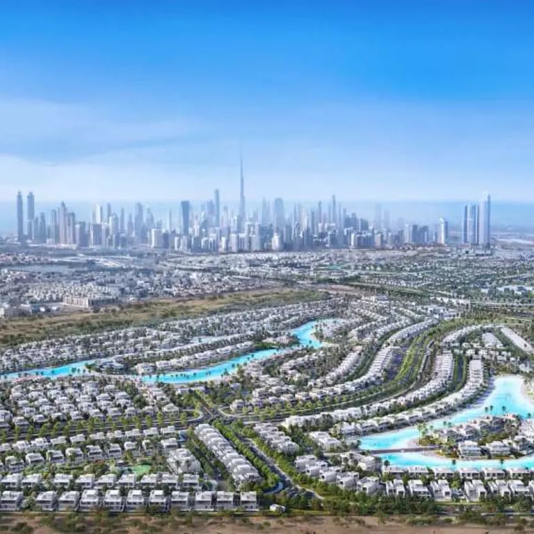 Nakheel District One West Villas location image