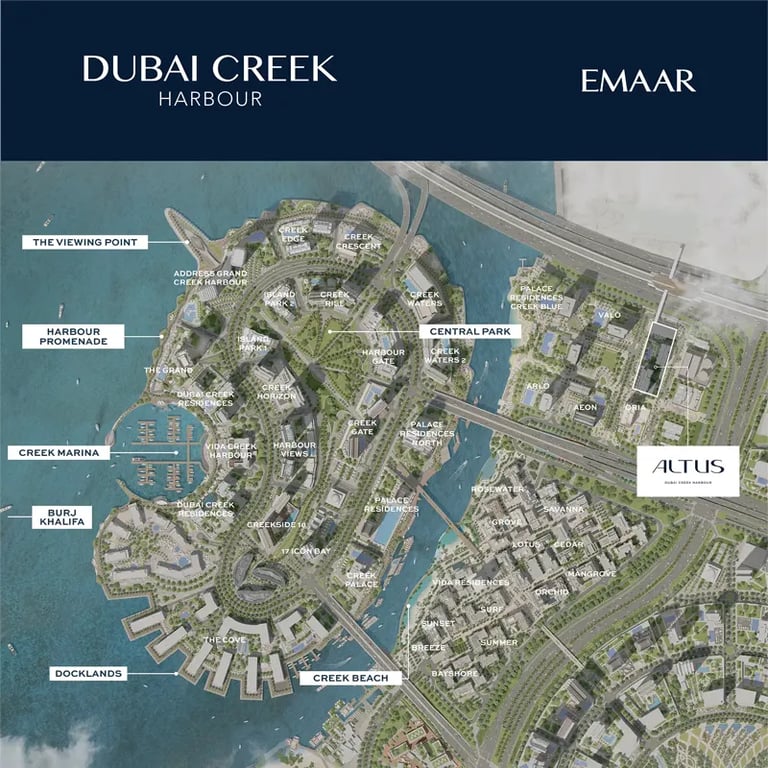 Emaar Altus Towers location image