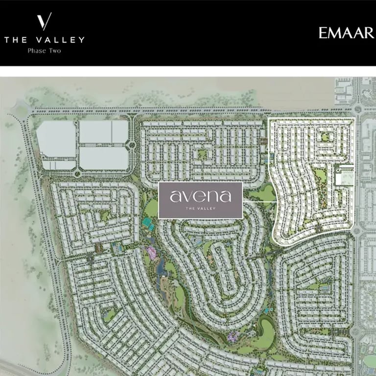 Emaar Avena location image