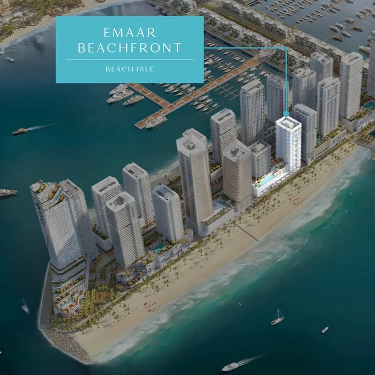 Emaar Beach Isle location image