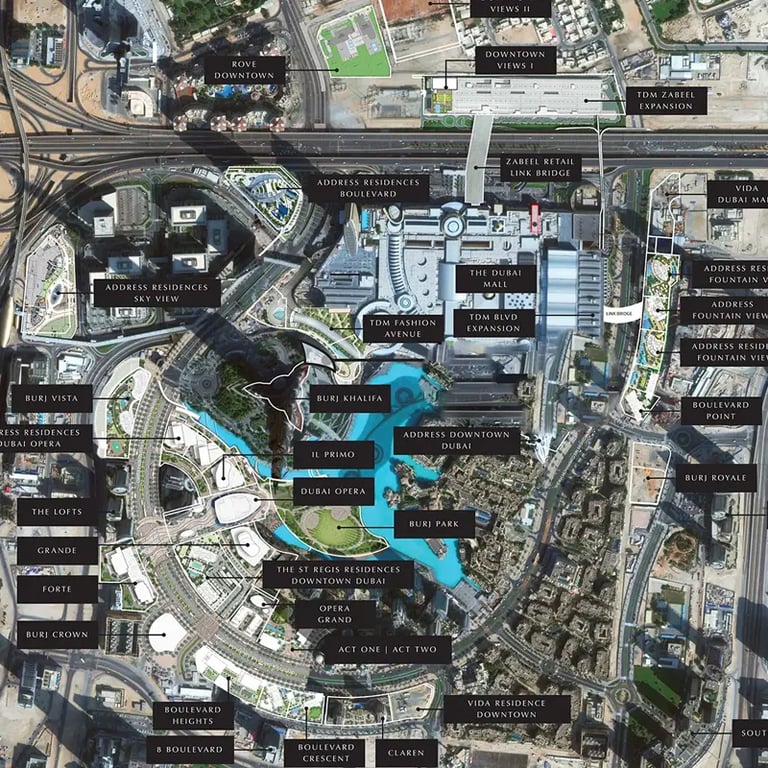 Emaar Downtown Views II location image