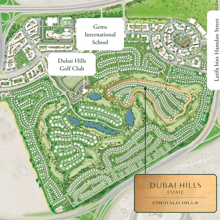 Emaar Emerald Hills location image