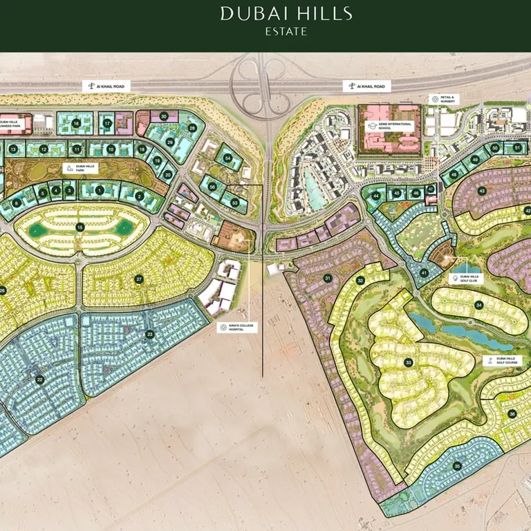 Emaar Golf Homes location image