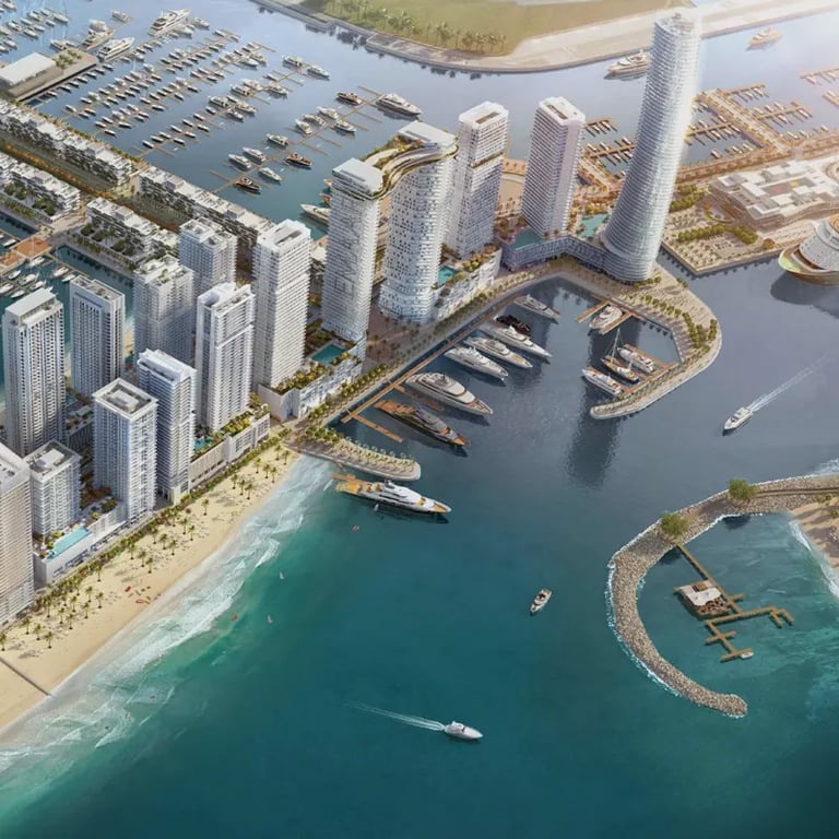 Emaar Grand Bleu Tower location image