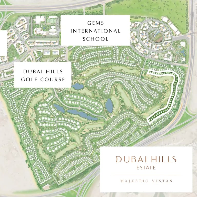 Emaar Majestic Vistas location image