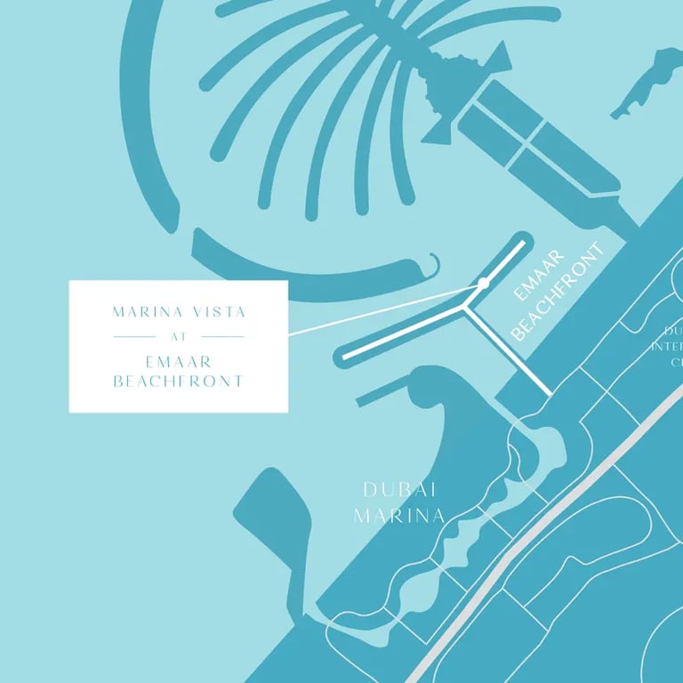 Emaar Marina Vista location image