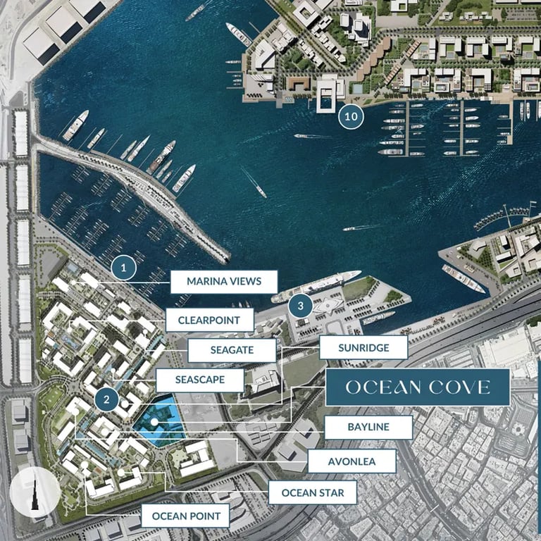 Emaar Ocean Cove location image