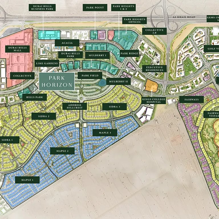 Emaar Park Horizon location image