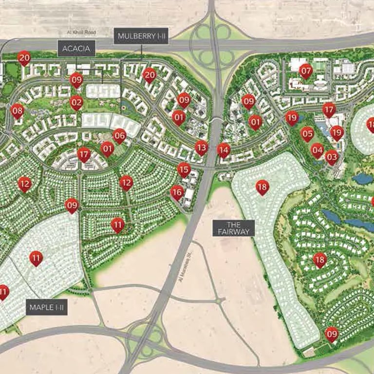 Emaar Sidra location image