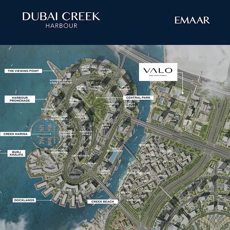 Emaar Valo Tower location image