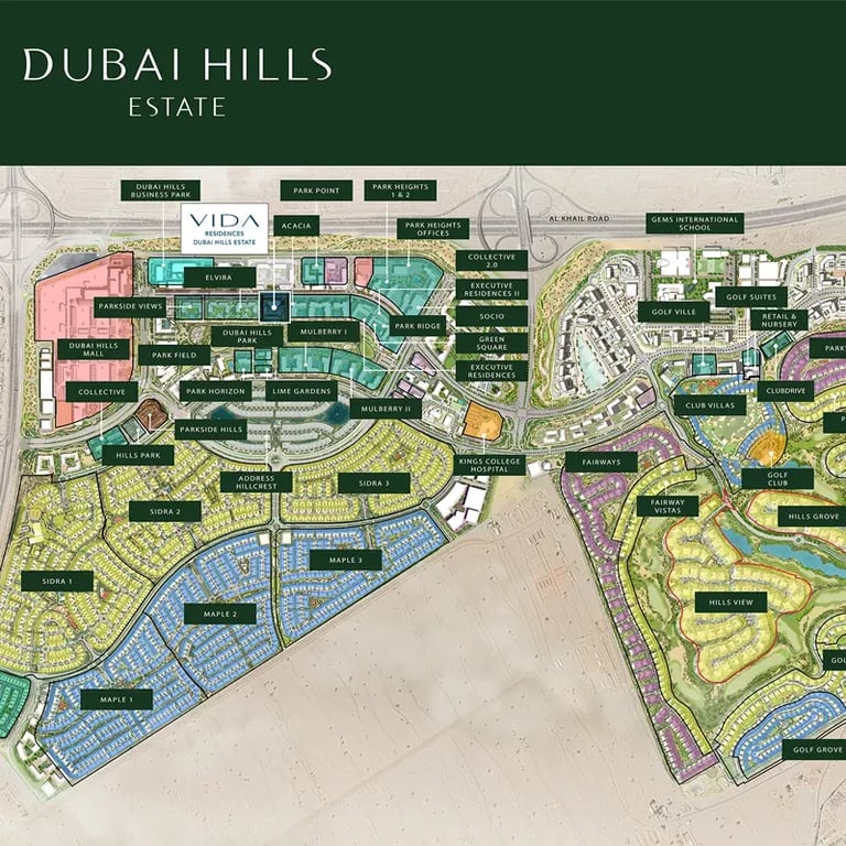 EMAAR Vida Residences location image