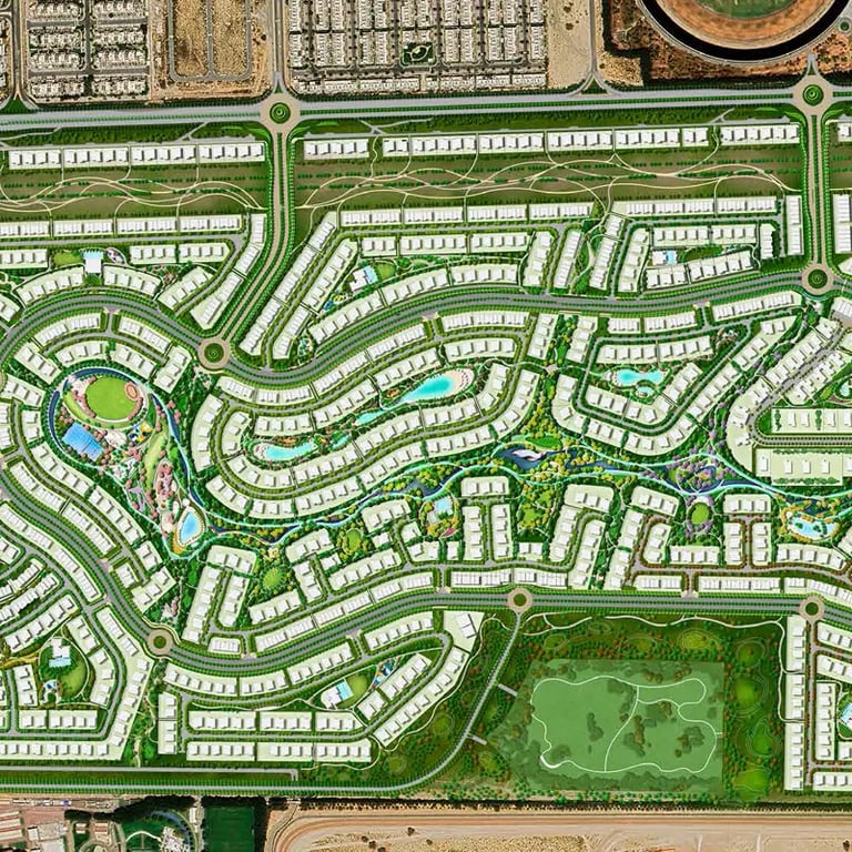 Meraas Nad Al Sheba Gardens location image