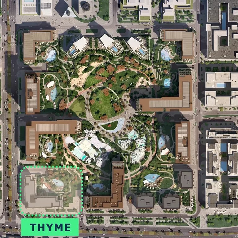 Meraas Thyme Central Park location image