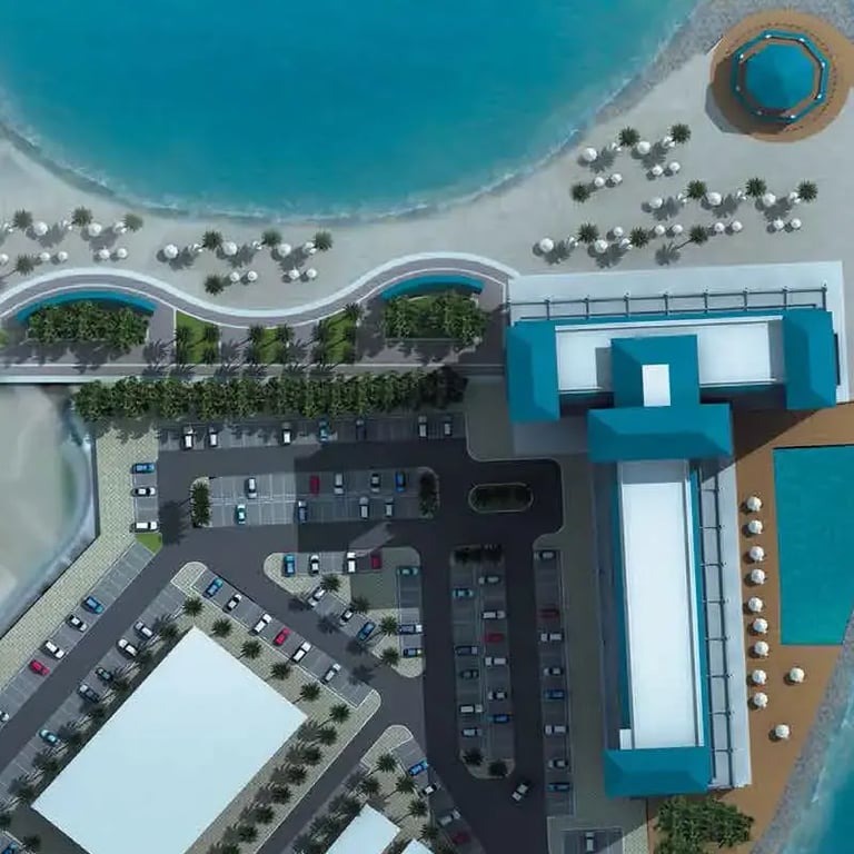Nakheel Azure Blue Villas location image