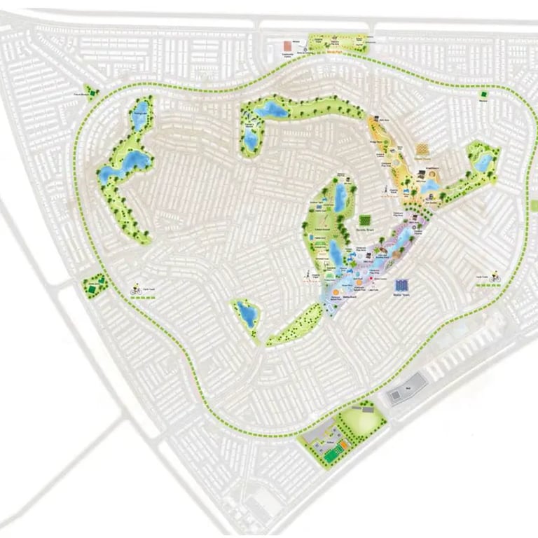 DAMAC The Farmhouses location image