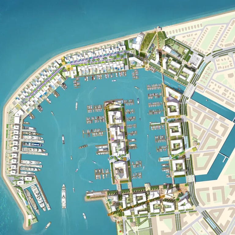 The Waves by Damac location image