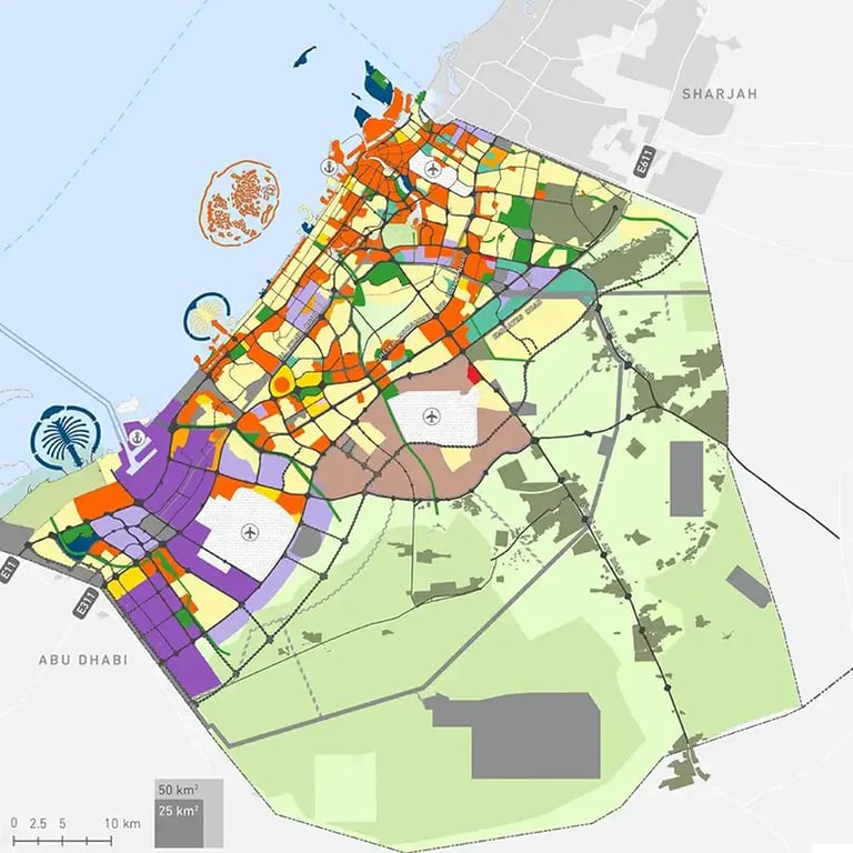 Burj Azizi Tower location image