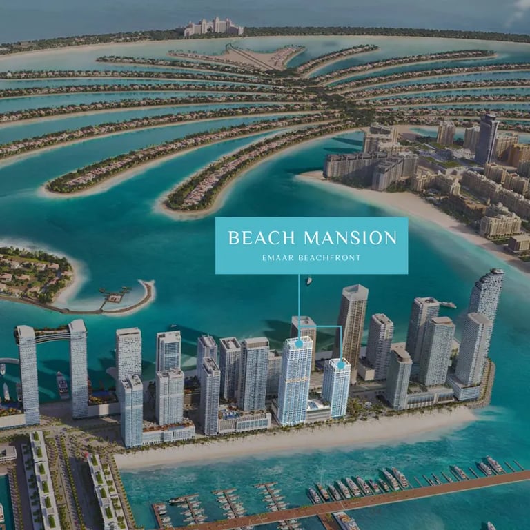 Emaar Beach Mansion location image