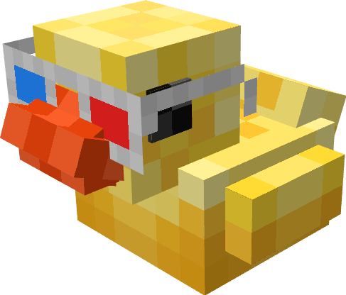 3D Glasses Duck