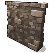 High External Stone Wall 20x