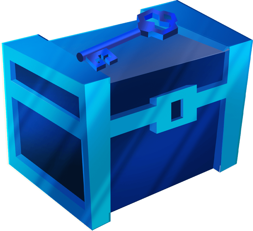 1x Aqua Crate Key