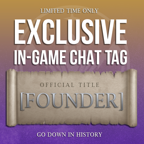 LIMITED TIME ONLY: Founder Tag
