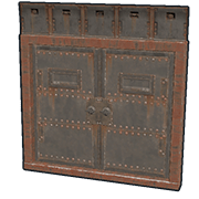 Armored Double Door