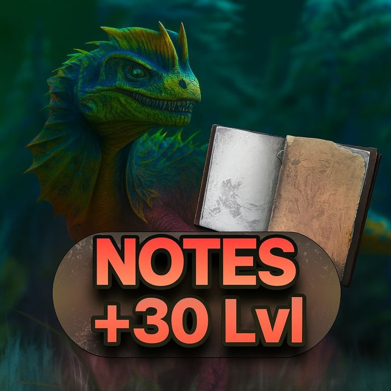 ALL NOTES + CHIBI (+30 lvl)