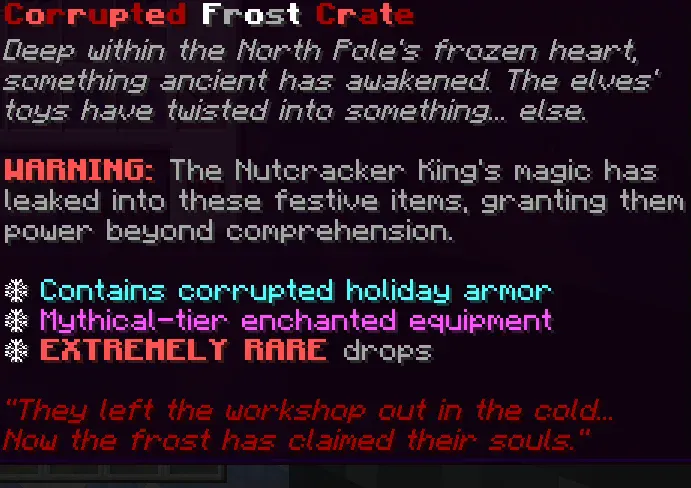 Corrupted Frost Crate (FULL SET)