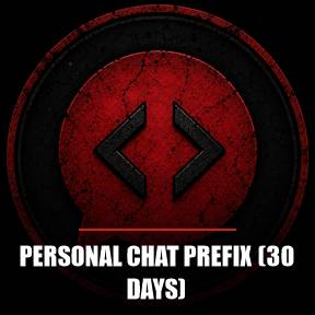Personal Chat Prefix (30 Days)