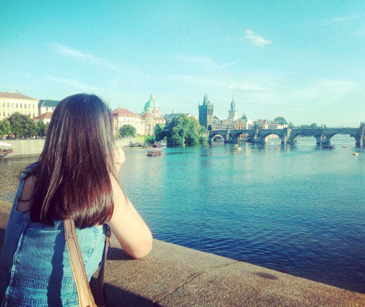 Vltava River in Prague, Czech Republic