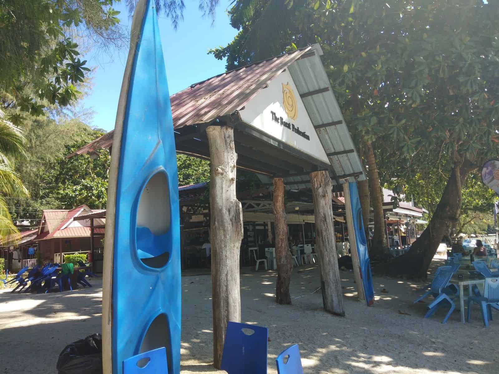Outside The Barat Perhentian on Malaysia's Besar Island