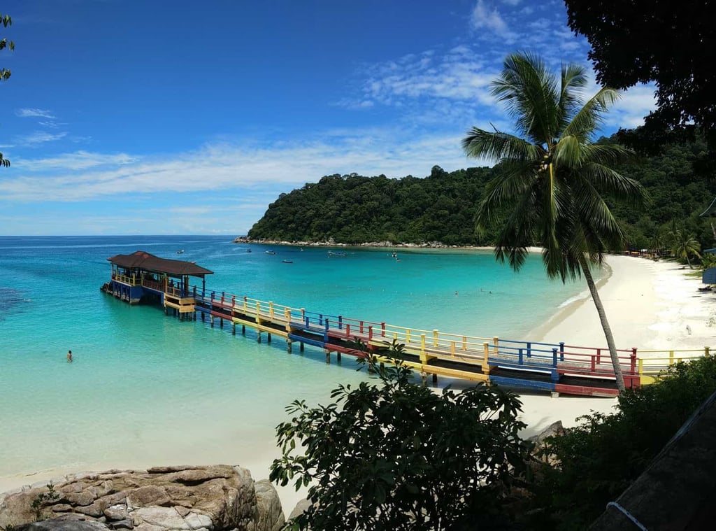 Teluk Pauh beach in Perhentian Besar.